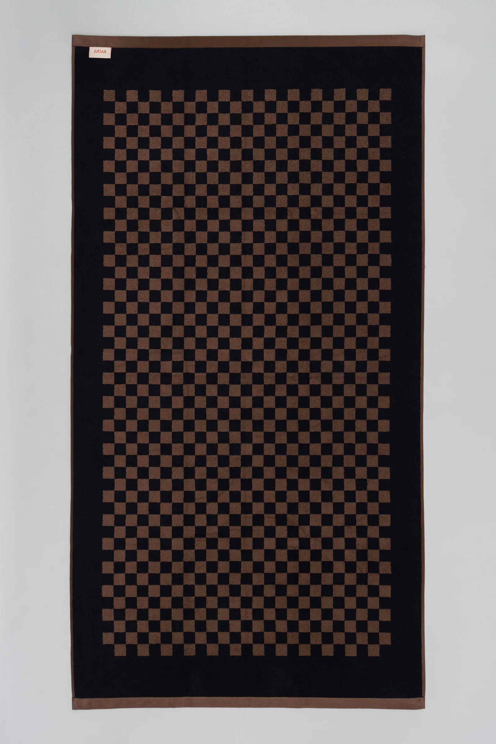 ROMAN POOL TOWEL Tabac & Noir - Image 6