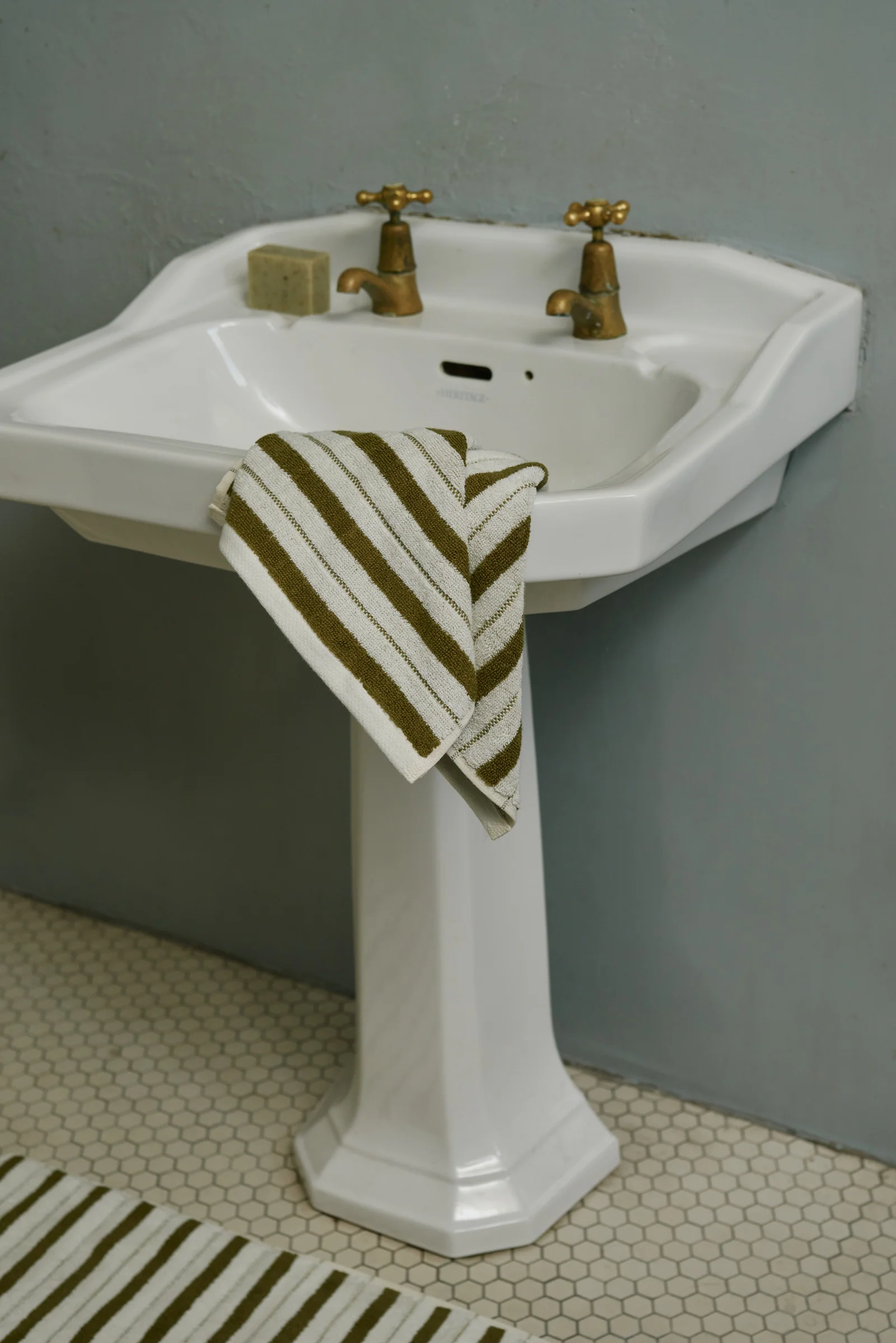 SAN LUIS HAND TOWEL Caper & Chalk - Image 3