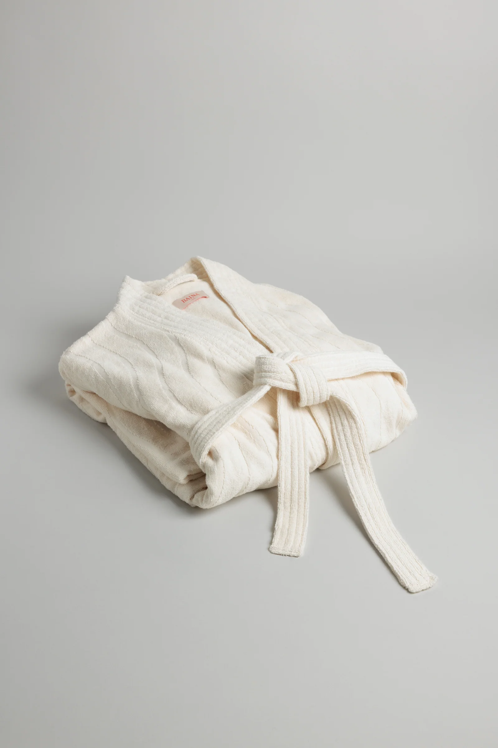 SULIS BATH ROBE Ivory - Image 3
