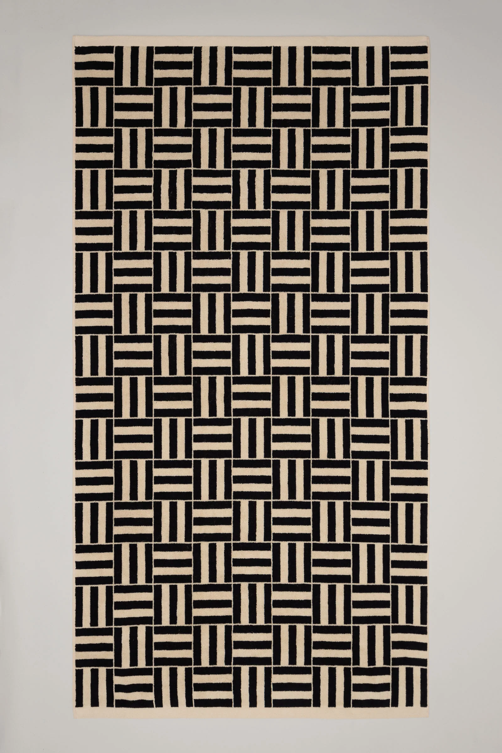 WILLIS POOL TOWEL Sand & Noir - Image 5